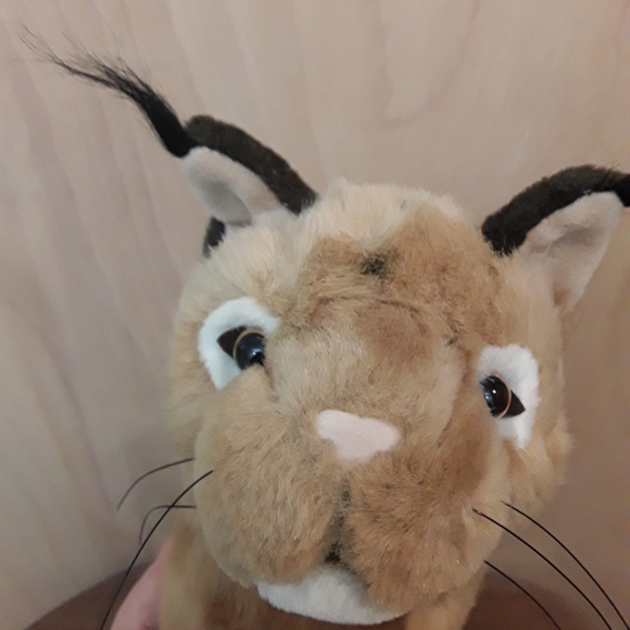 Bobcat Wildcat Realistic Plush Toy - Picture 5 of 8
